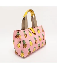Pre-Owned Dolce & Gabbana Pineapple Print Canvas Tote Bag