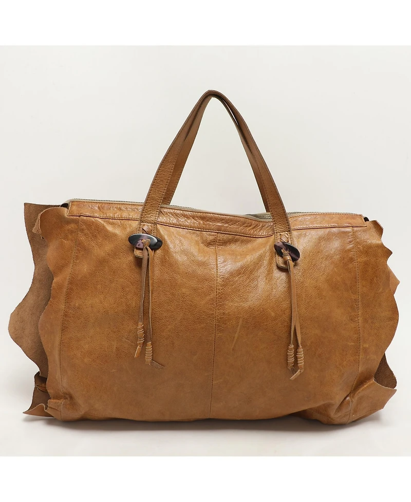 Pre-Owned Dolce & Gabbana women's Miss Monica Raffia and Leather Top Handle Satchel