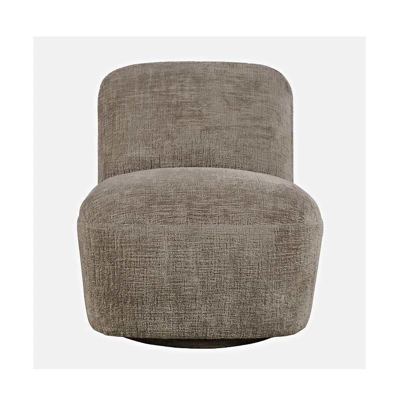 Jofran Josie Upholstered Contemporary Casual Swivel Accent Chair