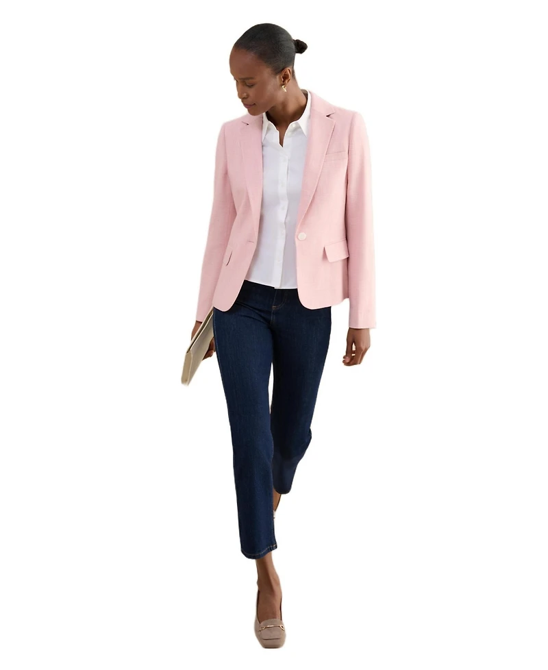 Hobbs London Women's Blake Single-Button Tailored Blazer