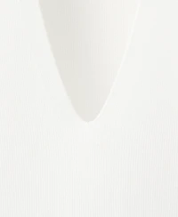 Mango Women's Fine Knit V-Neck Top