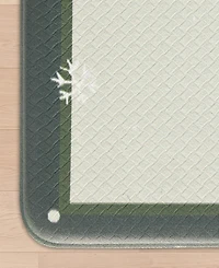 Laura Ashley Christmas Hollybrook Non-Slip 2-Piece Kitchen Mat