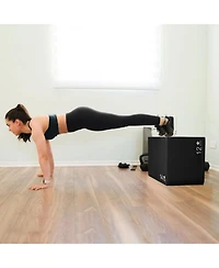 Glintex Foam Plyo Box, 3 Heights in One, 16 x 14 x 12 in, Holds 220 lbs