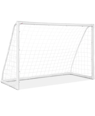 Glintex Soccer Goal for Ages 6 and Up, 6 x 4 ft Upvc Frame, 6 Pegs.