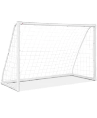 Glintex Soccer Goal for Ages 6 and Up, 6 x 4 ft Upvc Frame, 6 Pegs.