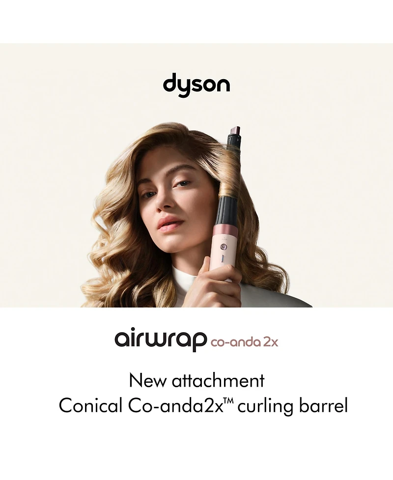 Dyson Conical Co-anda2x Curling Barrel Attachment | Black/Purple