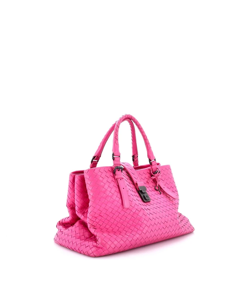 Pre-Owned Bottega Veneta Large Roma Bag Intrecciato Nappa