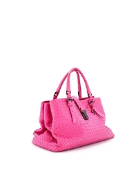 Pre-Owned Bottega Veneta Large Roma Bag Intrecciato Nappa