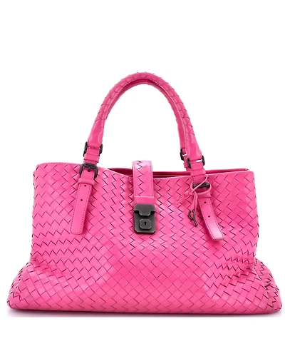 Pre-Owned Bottega Veneta Large Roma Bag Intrecciato Nappa
