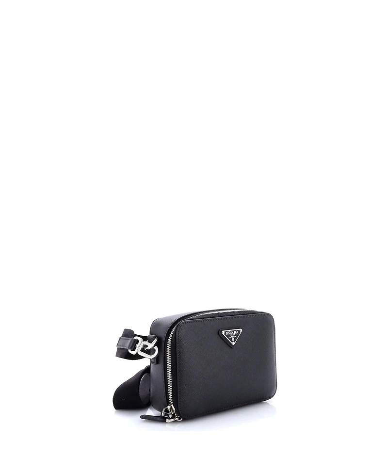 Pre-Owned Prada Mini Brique Camera Crossbody Bag Saffiano Leather