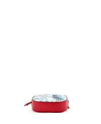 Pre-Owned Gucci Mini Chain Crossbody Bag Blooms Print Gg Coated Canvas
