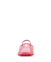 Pre-Owned Goyard Mini Poitiers Tote Printed Coated Canvas and Printed Canvas