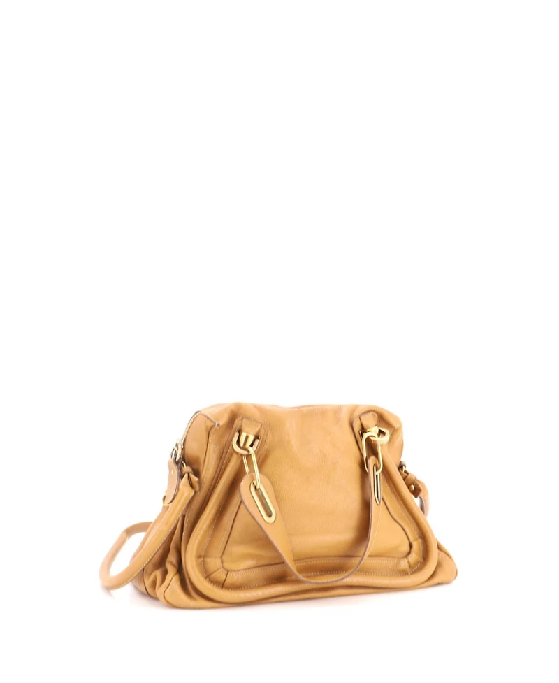 Pre-Owned Chloe Medium Paraty Handbag Quilted Leather