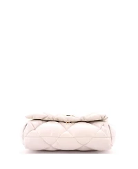 Pre-Owned Balenciaga Medium Touch Clutch Quilted Puffy Leather