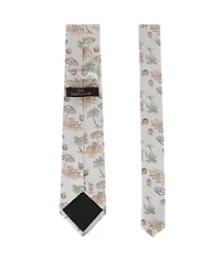 Trafalgar Men's Beach Get A Way Silk Novelty Necktie