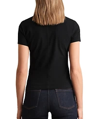 Reiss Women's Jolie Stretch-Cotton Crew-Neck T-Shirt