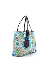 Pre-Owned Gucci Medium Reversible Tote Blooms Gg Print Leather