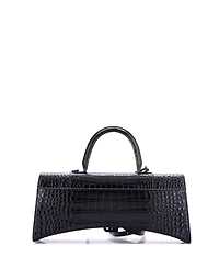 Pre-Owned Balenciaga Hourglass Stretch Top Handle Bag Embossed Leather