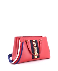Pre-Owned Gucci Large Sylvie Top Handle Tote Leather