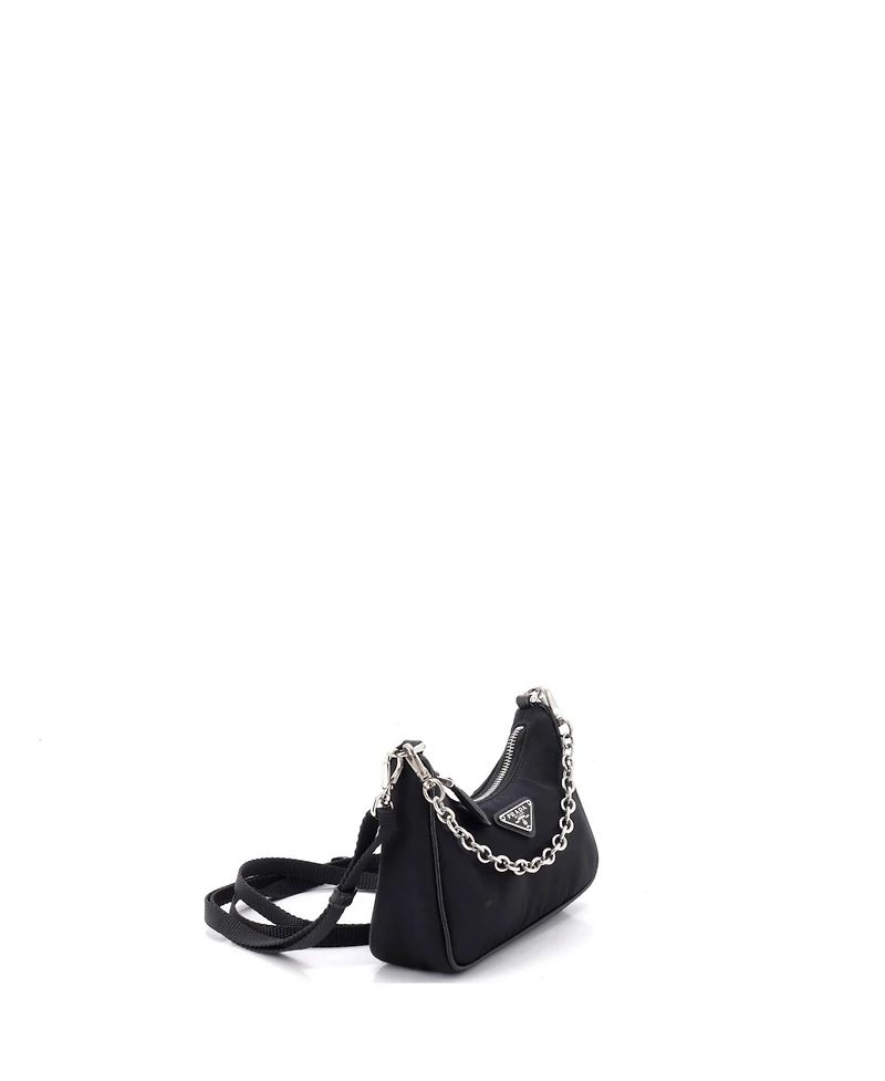 Pre-Owned Prada Mini Re-Edition Shoulder Bag Tessuto