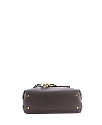 Pre-Owned Bottega Veneta Ciao Ciao Top Handle Bag Leather with Intrecciato Detail