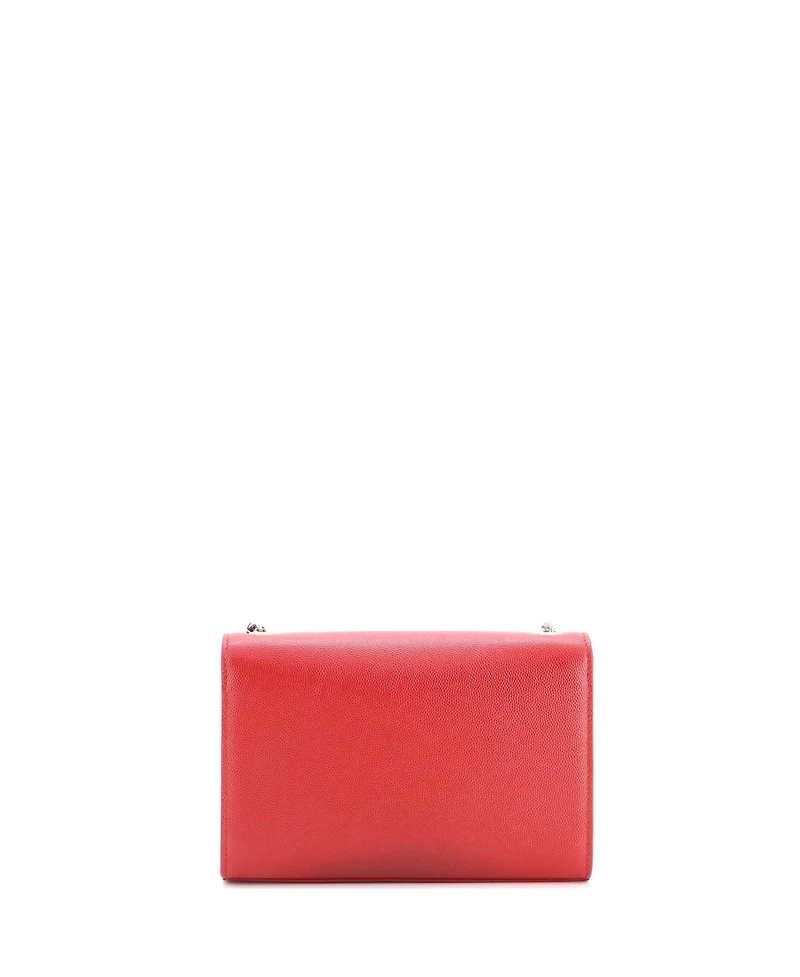 Pre-Owned Saint Laurent Small Classic Monogram Tassel Crossbody Bag Grainy Leather