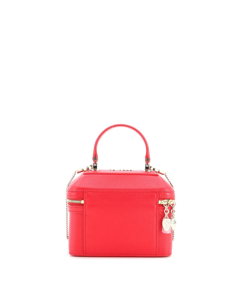Pre-Owned Bvlgari Small Serpenti Forever Top Handle Convertible Vanity Leather