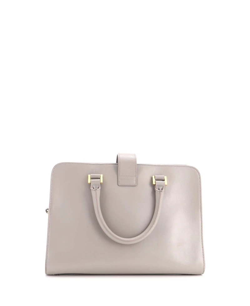 Pre-Owned Saint Laurent Baby Monogram Cabas Leather