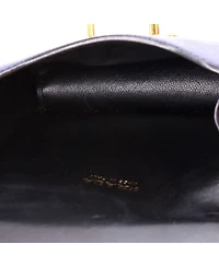 Pre-Owned Prada Micro Cahier Crossbody Bag Embellished Leather