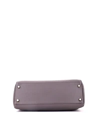 Pre-Owned Hermes Kelly 32 Handbag Grey Togo with Gold Hardware