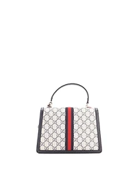 Pre-Owned Gucci Small Ophidia Flap Top Handle Bag Gg Coated Canvas
