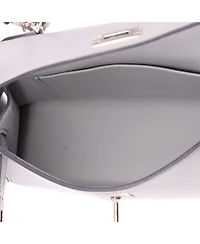 Pre-Owned Hermes Kelly 20 Handbag Metallic Chevre Chamkilight with Palladium Hardware