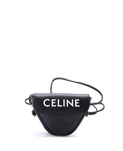 Pre-Owned Celine Mini Triangle Bag Leather