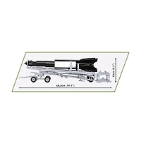 Cobi Historical Collection Wwii V2 Rocket and Transporter Executive Edition 1191-Piece Building Set, Ages 10+