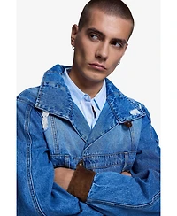 Desigual Men's Embroidered denim jacket