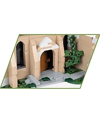 Cobi Historical Collection Sainte-Mere-Eglise Church 2,280-Piece Stained-Glass Building Set, Ages 11+