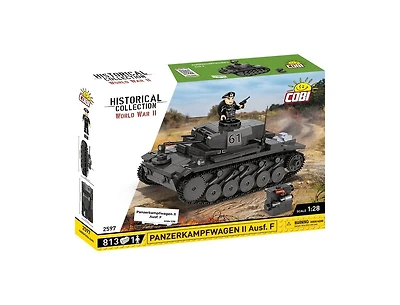 Cobi Wwii Historical Panzerkampfwagen Ii Ausf. F 813-Piece Building Set, Ages 9+
