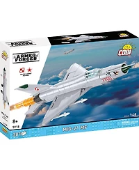 Cobi Armed Forces MiG-21 Mf Polish and Soviet Markings 381-Piece Building Set, Ages 8+