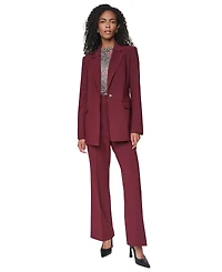 Dkny Petite Tech Tailoring Single-Breasted Stretch Blazer