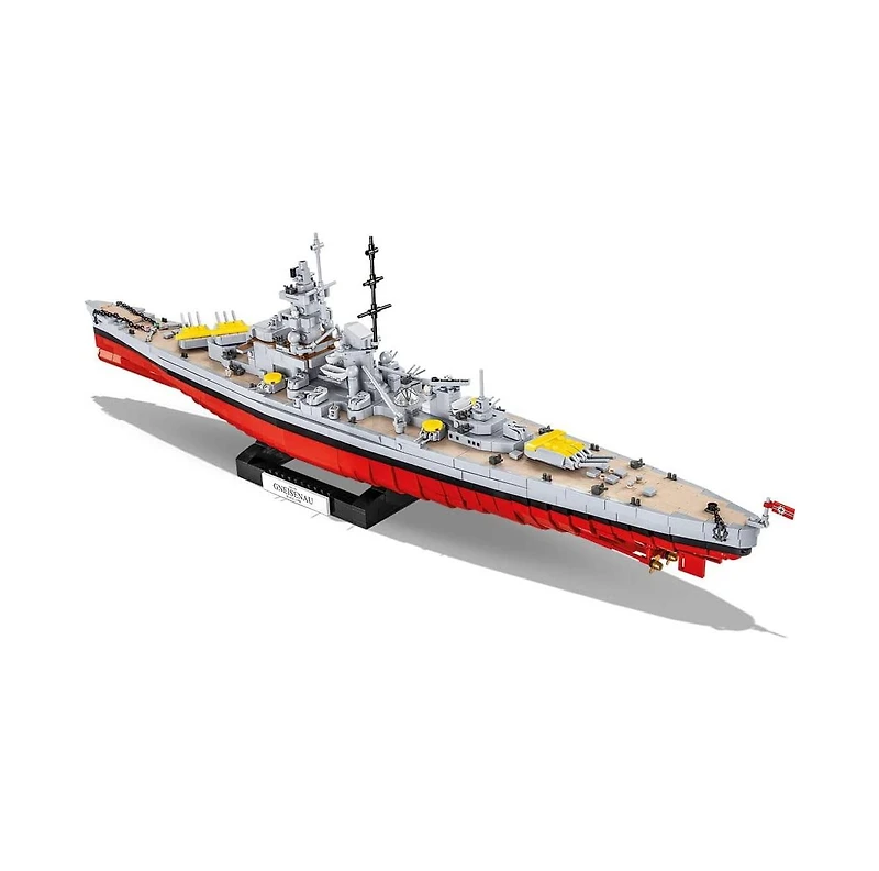Cobi Historical Collection World War Ii Battleship Gneisenau 4835 2,417-Piece Building Set, Ages 11+