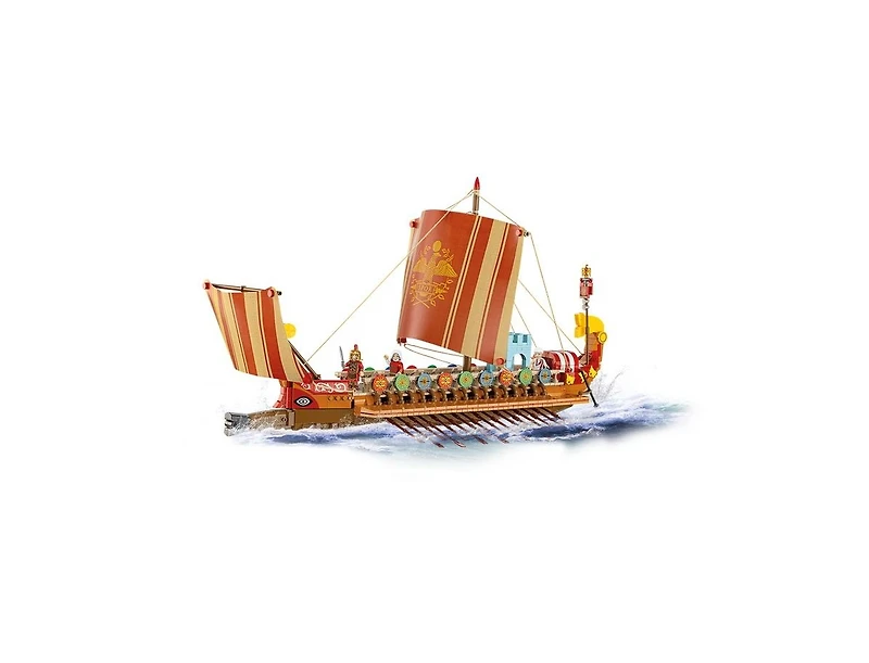 Cobi Historical Collection Imperium Romanum 1810-Piece Roman Warship Building Set, Ages 9+