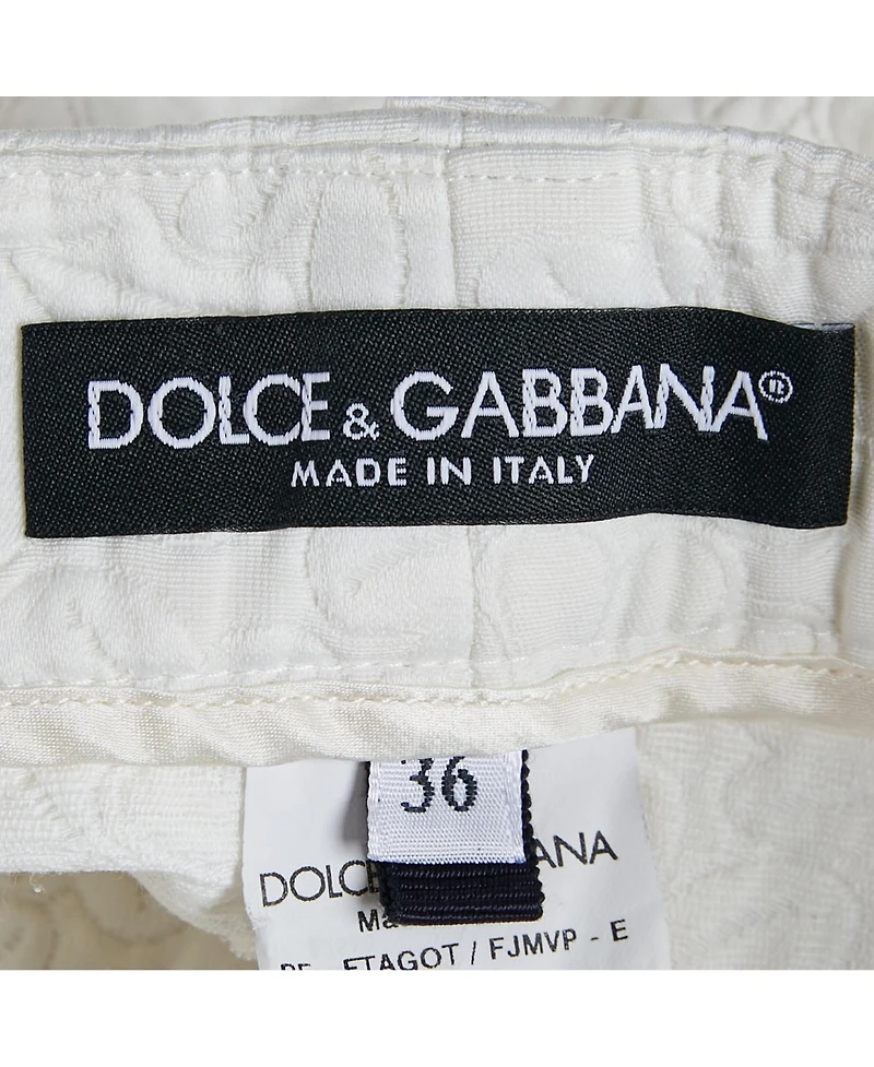 Pre-Owned Dolce & Gabbana Women's Floral Zip-Fly Shorts, 7" Inseam
