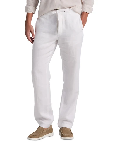 Perry Ellis Men's Regular-Fit 100% Linen Drawstring Pants