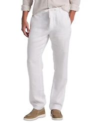 Perry Ellis Men's Regular-Fit 100% Linen Drawstring Pants