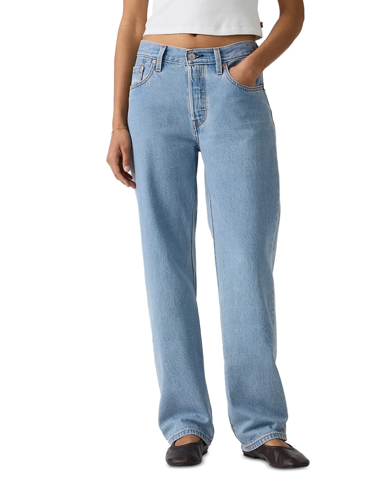 Levi's Premium Women's 501 90's Lightweight Mid-Rise Straight-Fit Jeans