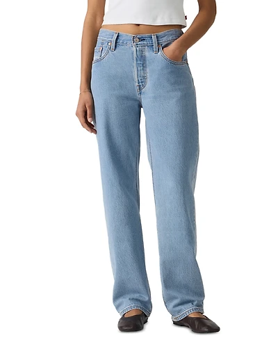 Levi's Premium Women's 501 90's Lightweight Mid-Rise Straight-Fit Jeans