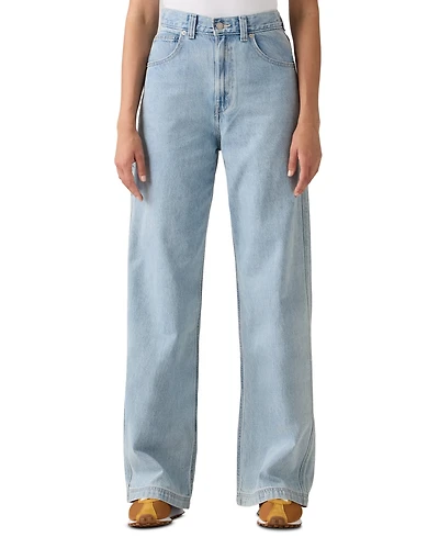 Levi's Women's Cinch-Waist Carpenter Lightweight Baggy Jeans