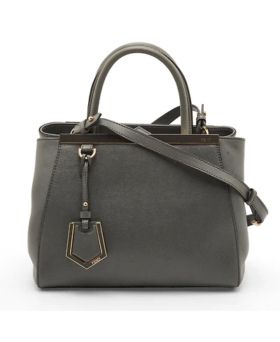 Pre-Owned Fendi Women's 2Jours Saffiano Leather Tote
