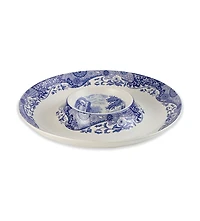 Spode Blue Italian Chip & Dip