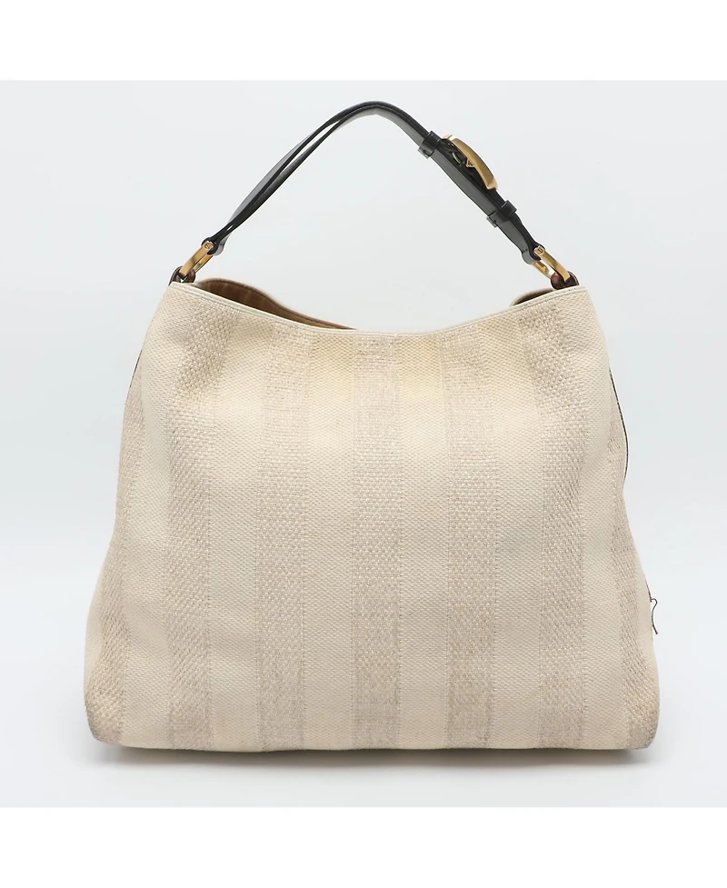 Pre-Owned Fendi Canvas Shoulder Bag